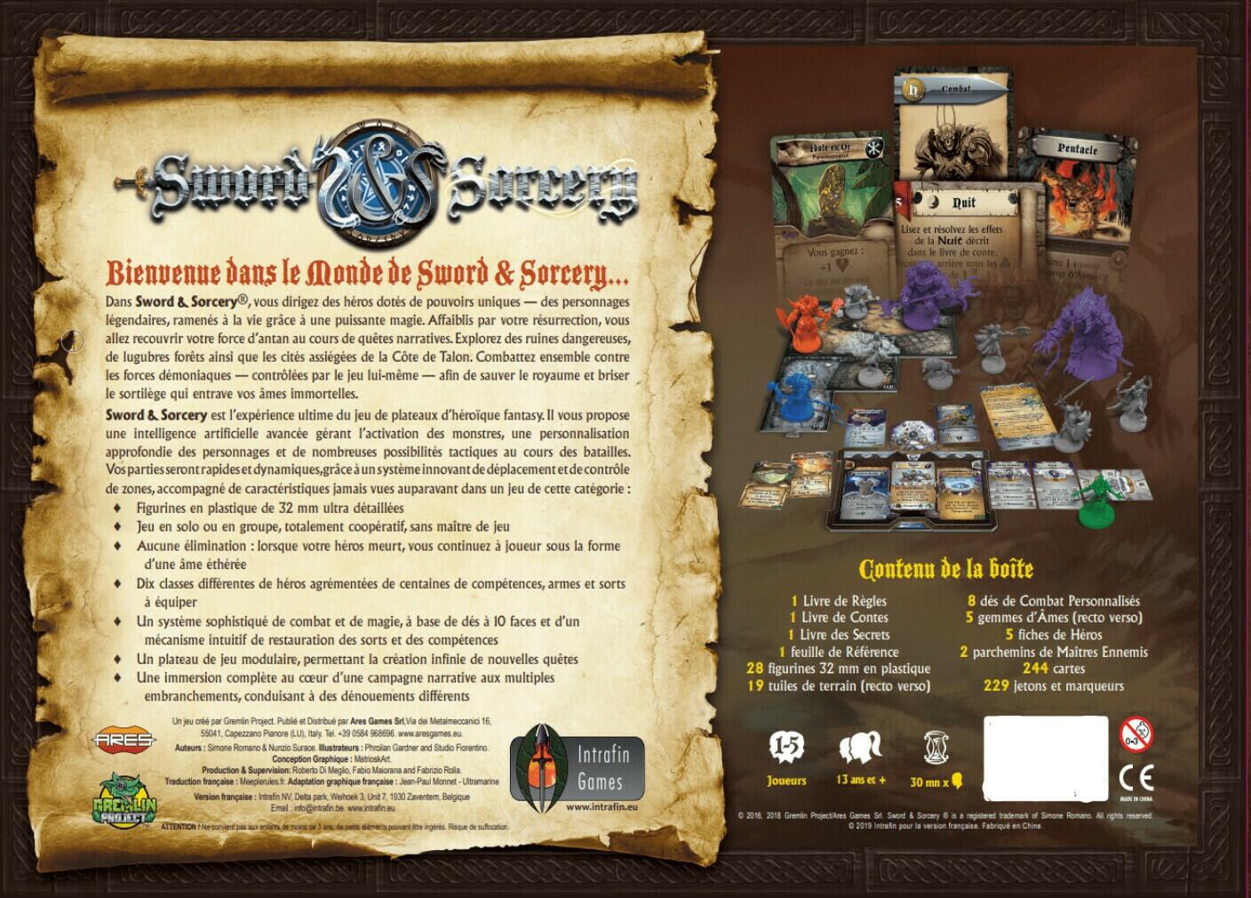 Sword & Sorcery: Les Âmes Immortelles Back