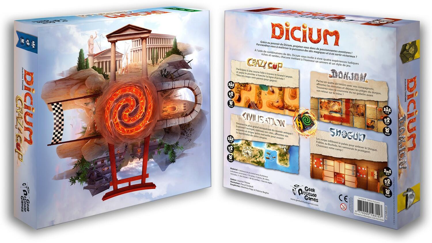 Dicium Cover and Back 3d
