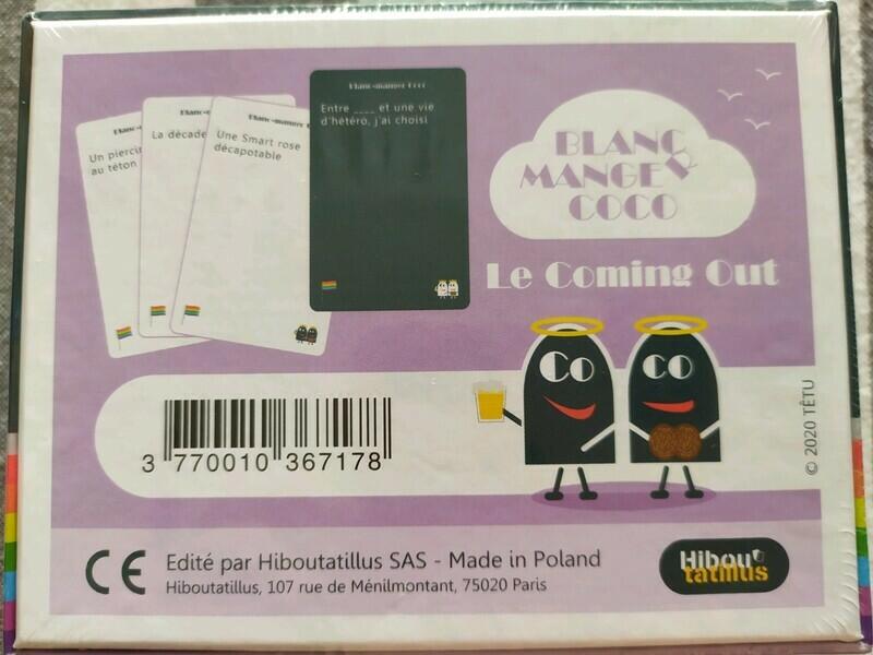 Blanc Manger Coco: Le Coming Out Back