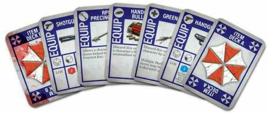 Resident Evil 2: The Board Game Cartes