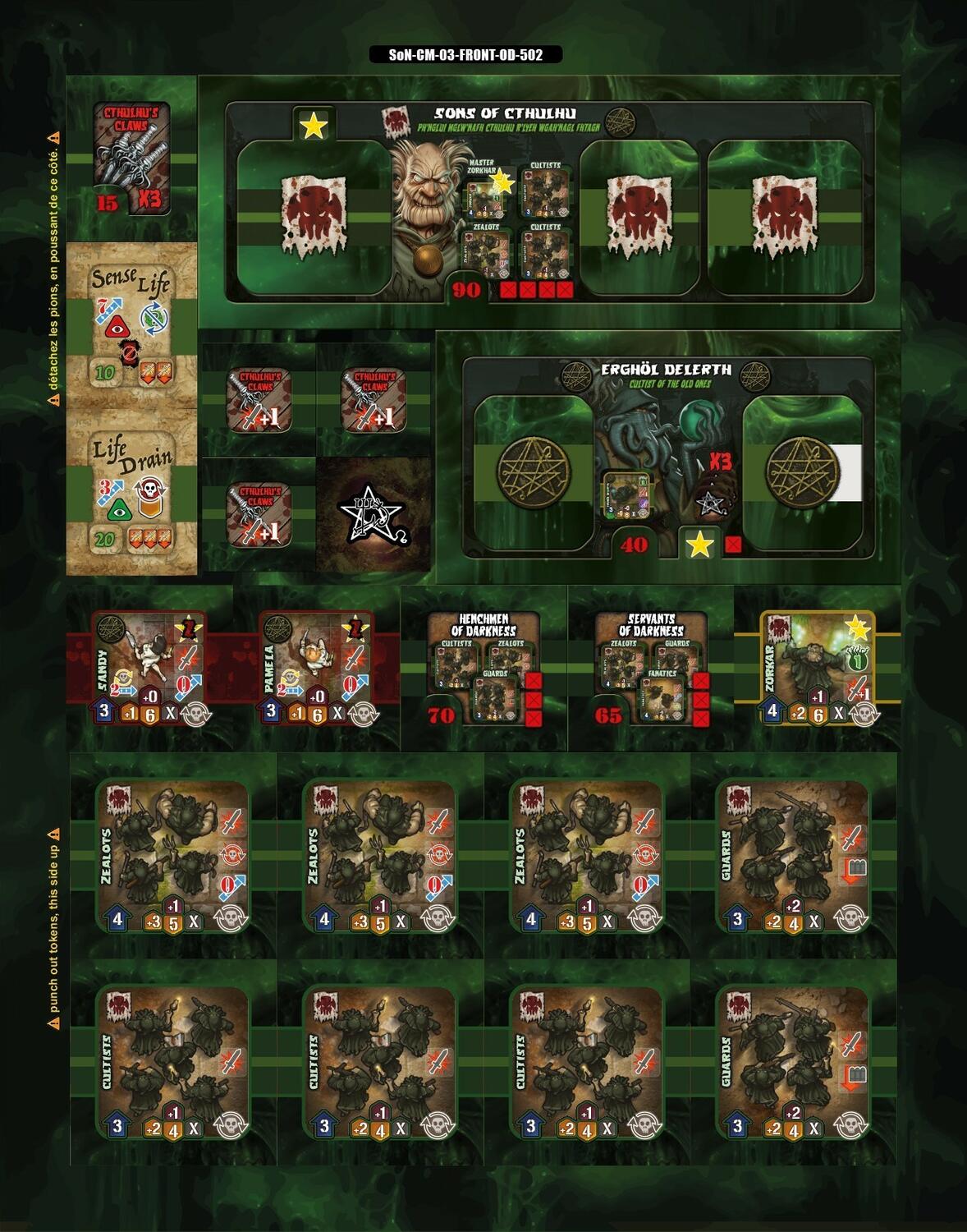 Shadows over Normandie: Cthulhu Mythos Call One Tuiles