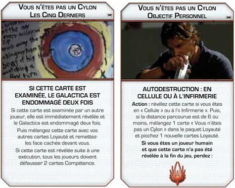 Battlestar Galactica: Le Jeu de Plateau - Exodus Cartes