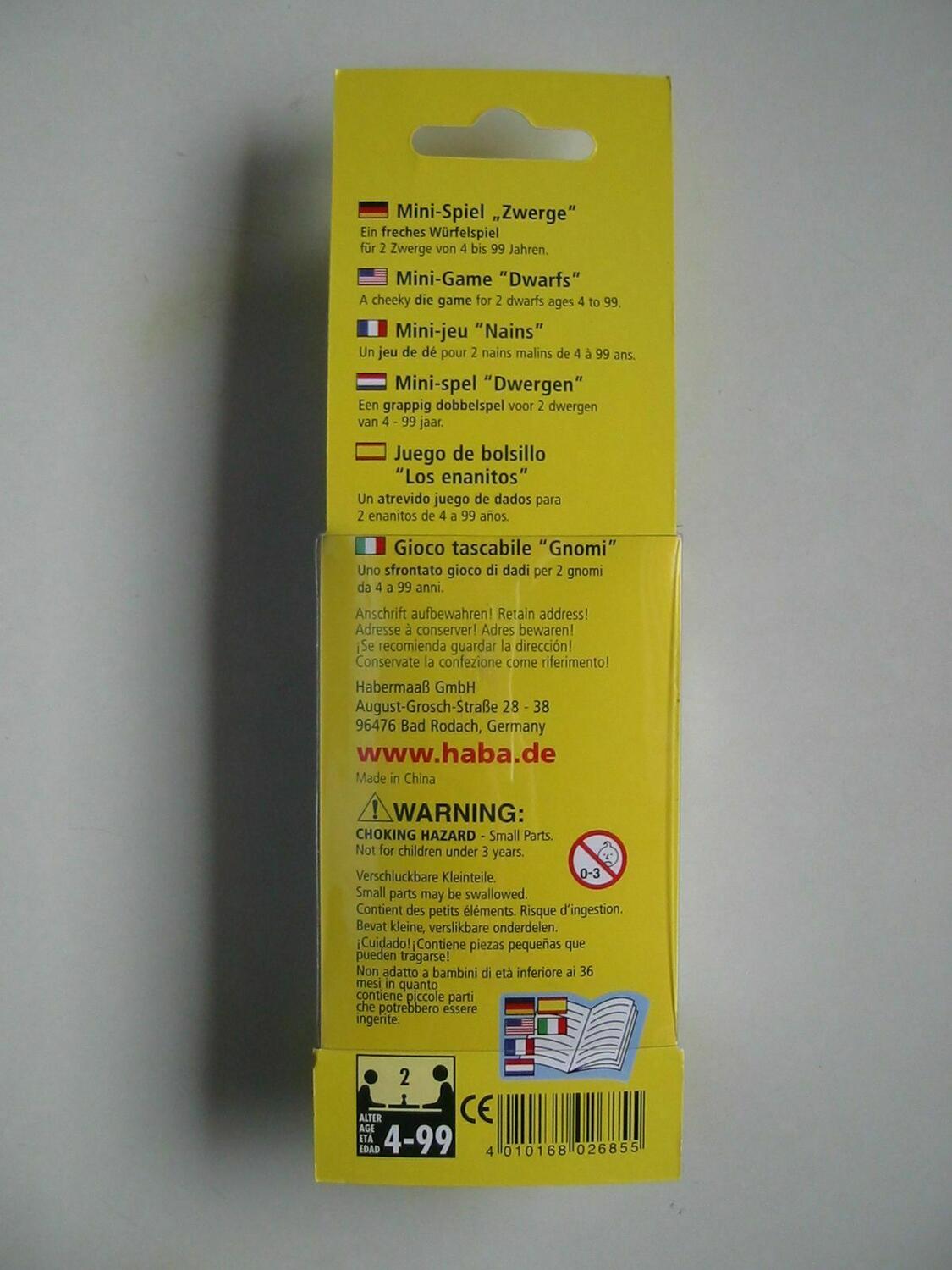 Mini-Spiel: Schneewittchen und die Sieben Zwerge Back