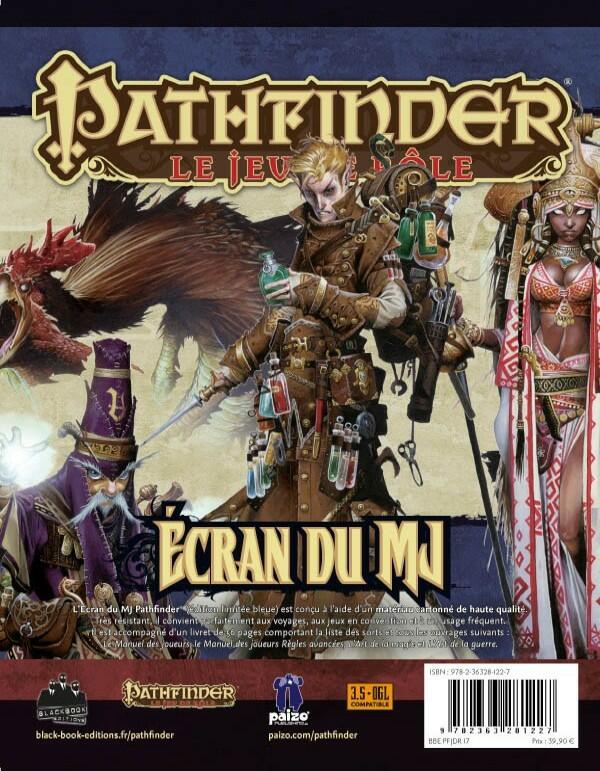 Pathfinder: Le Jeu de Rôle - Écran du MJ 2013 Cover