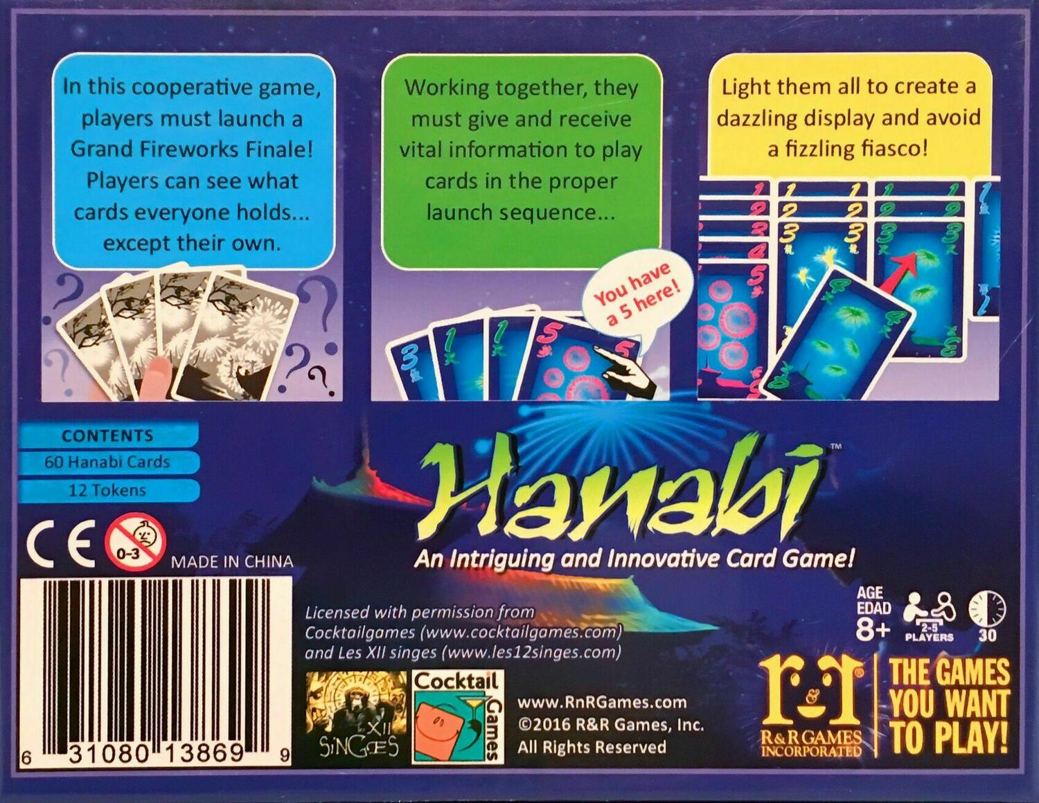 Hanabi English Back