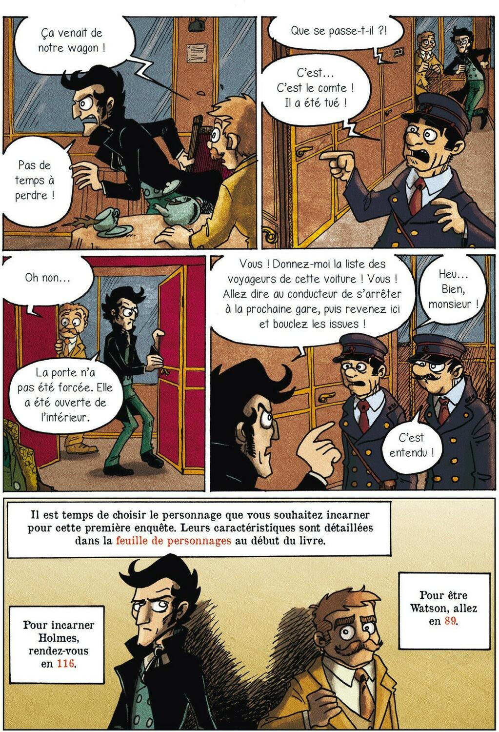 Sherlock Holmes: Livre 3 - Moriarty Associés - La BD Dont Vous Êtes le Héros Page