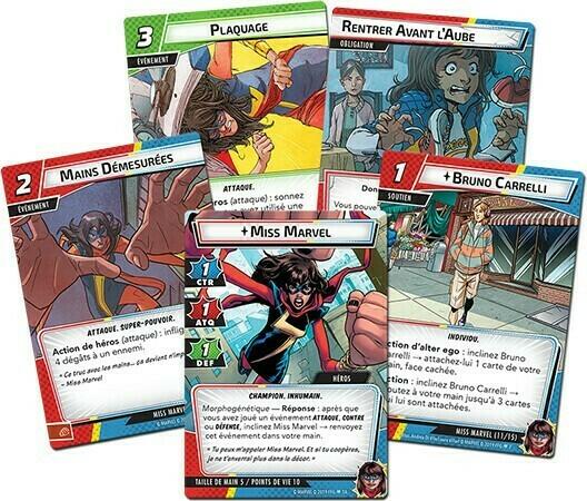 Marvel Champions: Le Jeu de Cartes - Ms. Marvel Cartes