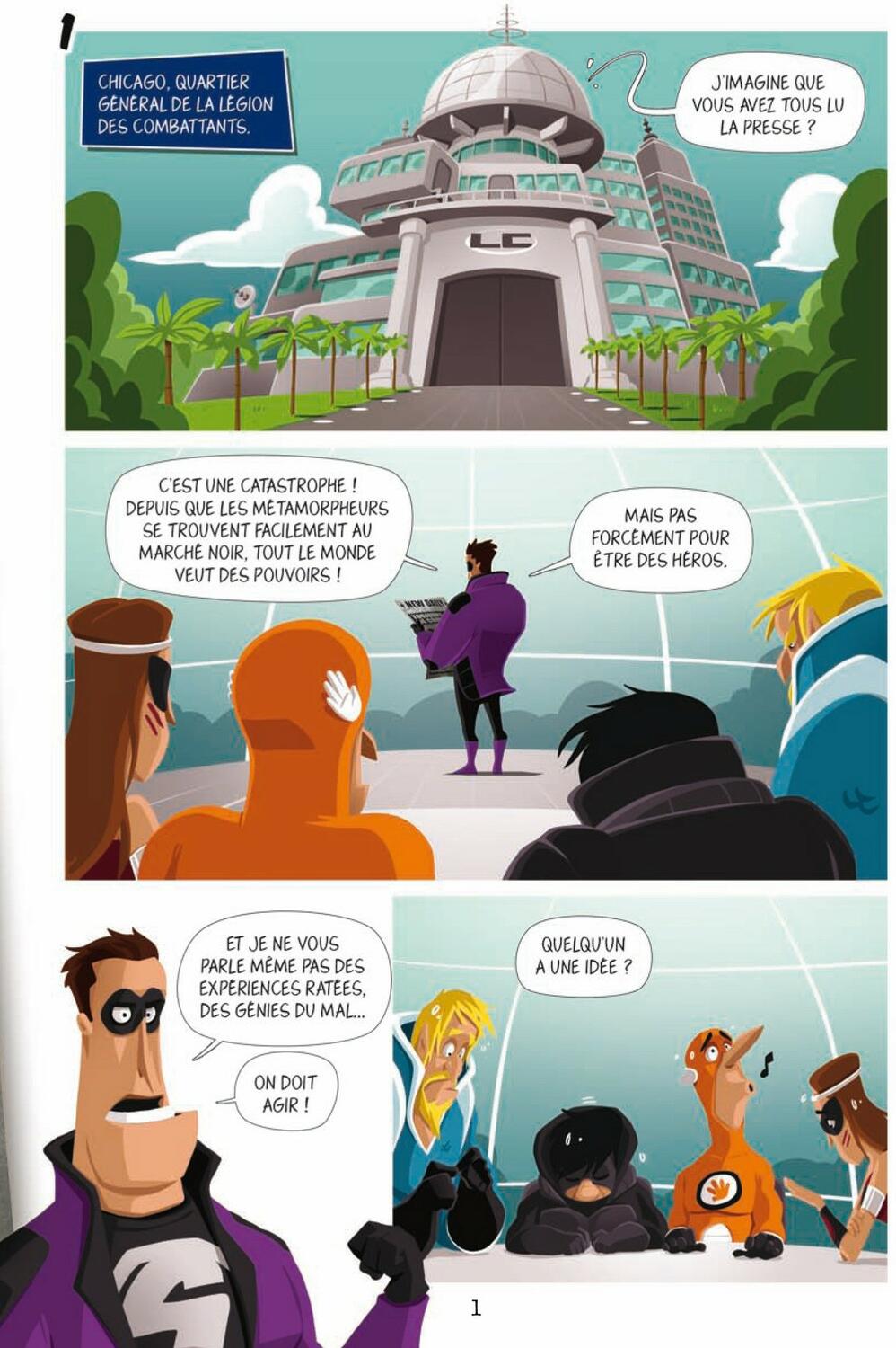 Mystery: La BD Dont Vous Êtes le Super Héros Page