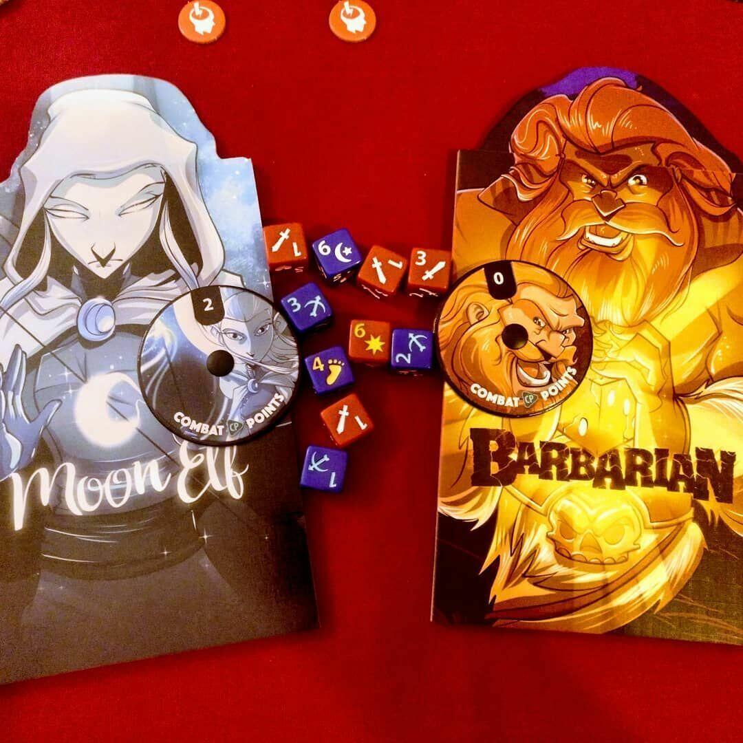 Dice Throne: Saison 1 - Barbare vs Elfe Lunaire Eclate