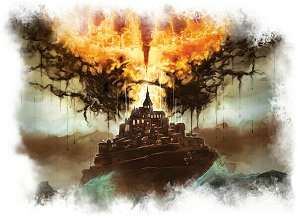 Horreur à Arkham: Le Jeu de Cartes - Sous les Étoiles Noires Artwork