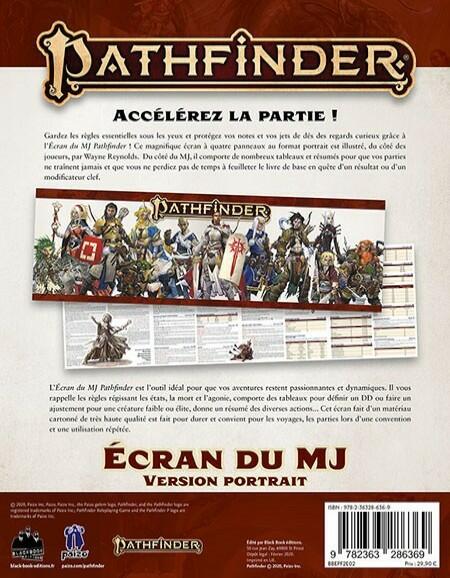 Pathfinder: Seconde Édition - Écran du MJ (Portrait) Cover