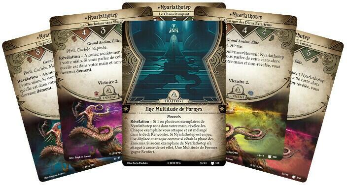 Horreur à Arkham: Le Jeu de Cartes - La Demeure des Dieux Cartes