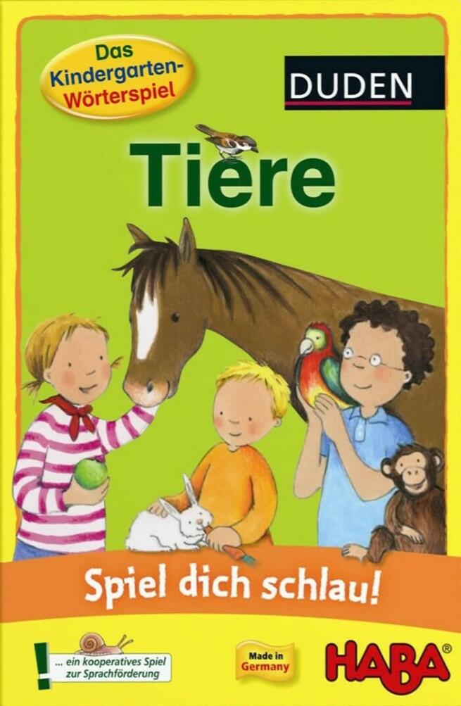 Das Kindergarten-Wörterspiel: Tiere Cover