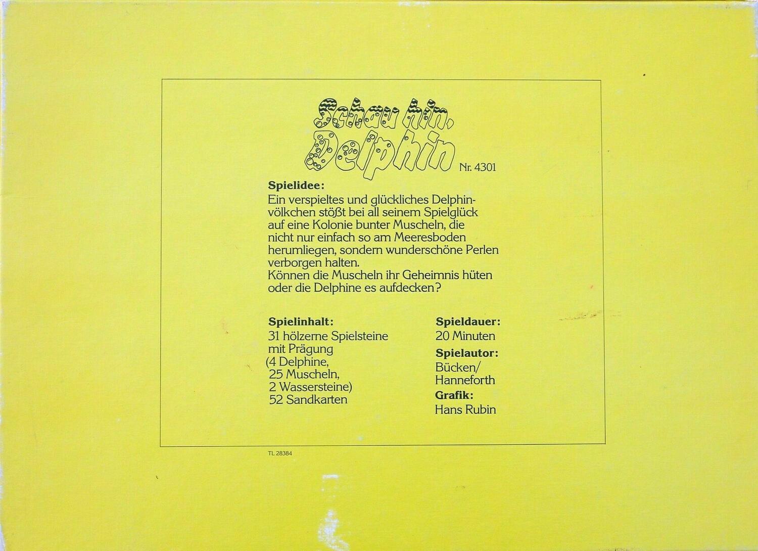 Schau hin, Delphin Back