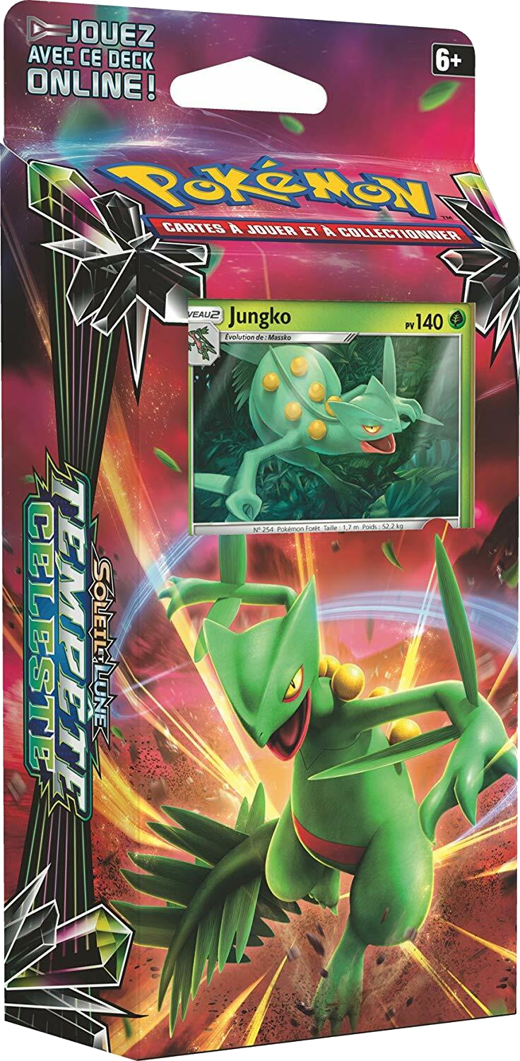 Pokémon Soleil et Lune: Tempête Céleste - Jungko Cover Transparent