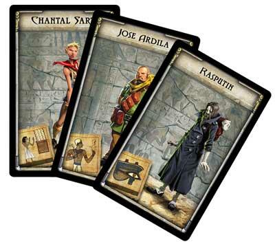 The Adventurers: La Pyramide d'Horus Cartes