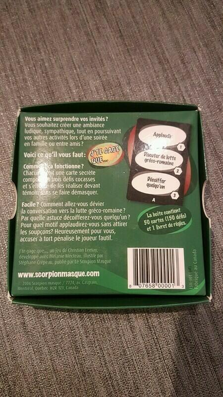 J'te Gage Que... 2006 Back