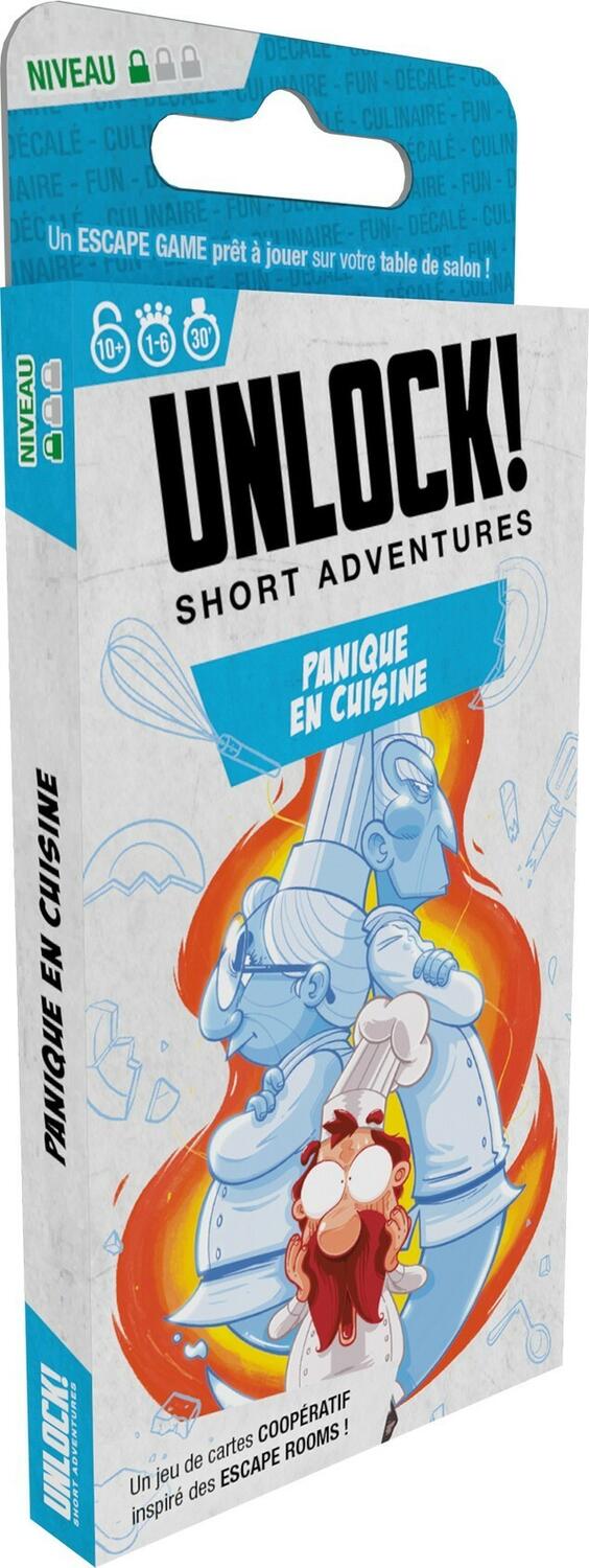 Unlock ! Short Adventures - Panique en Cuisine ! Cover 3d