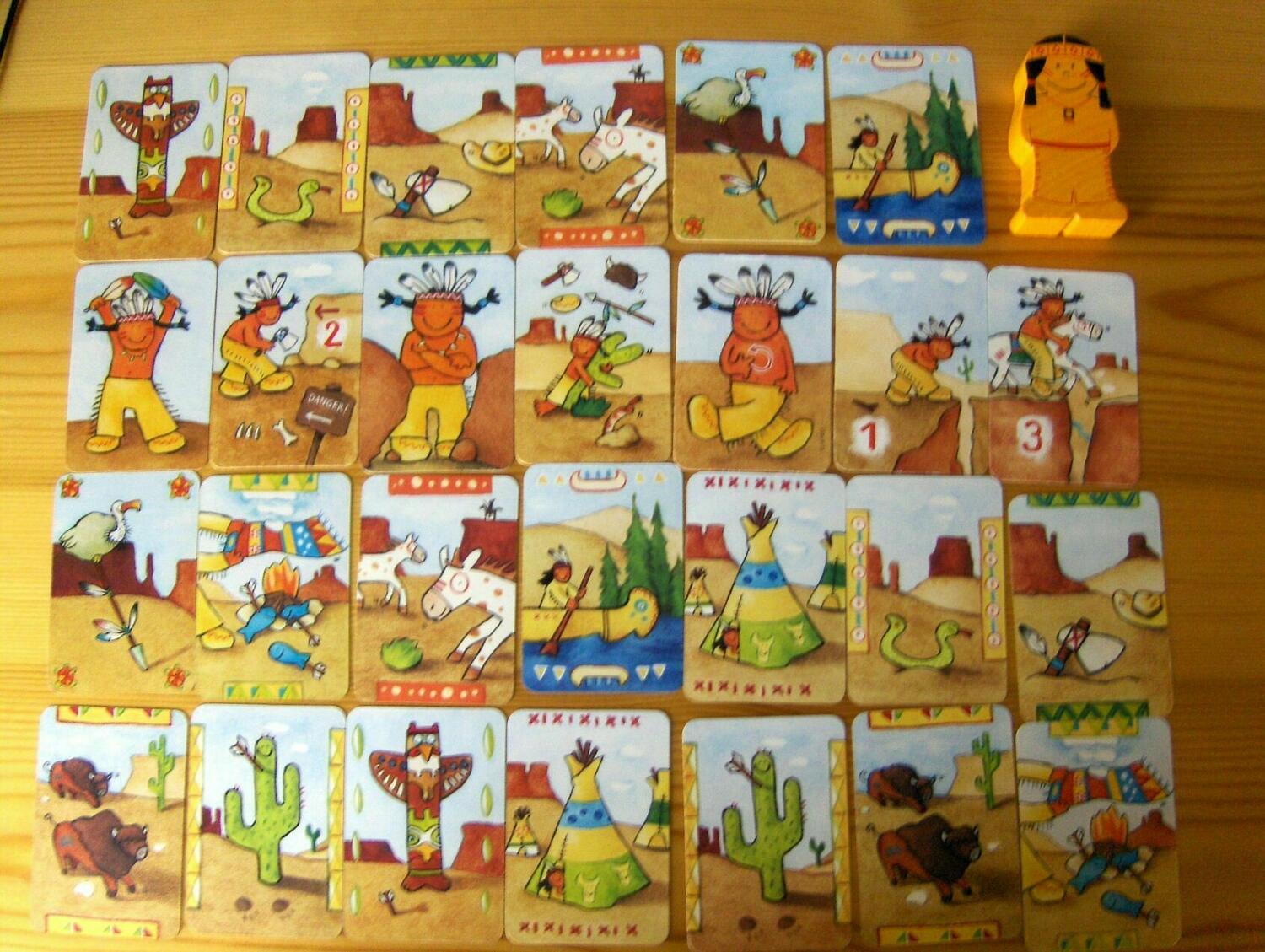 Häuptling: Kleine Feder Cartes