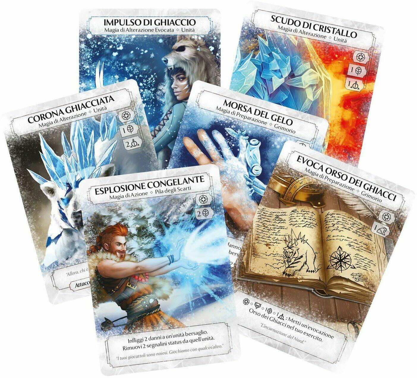 Ashes: Les Géants de Givraltar Cartes