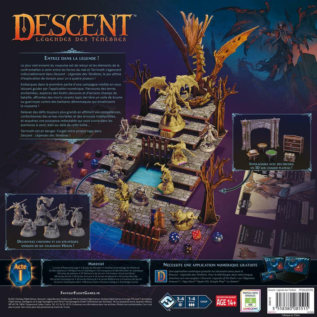 Descent: Légendes des Ténèbres Back