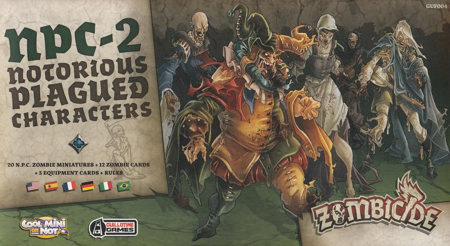 Zombicide: Black Plague - NPC-2 - Notorious Plagued Characters Cover