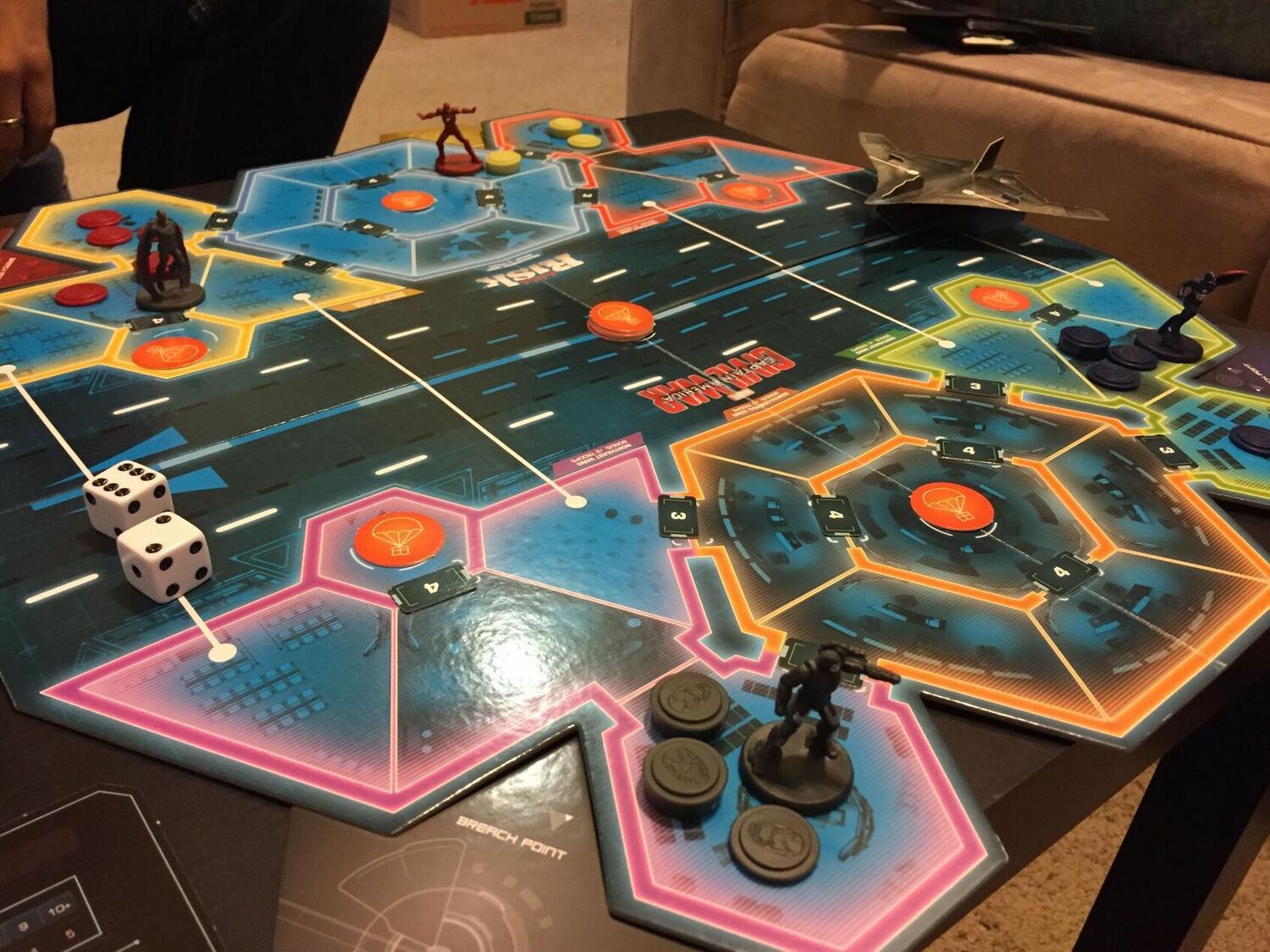 Risk: Captain America - Civil War Edition Zoom