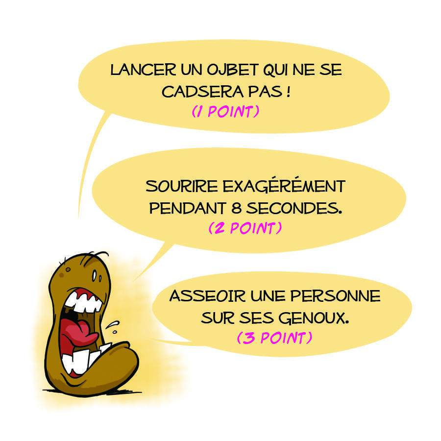 Bluff Party Orange Carte