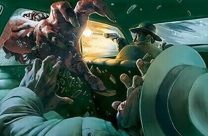 Horreur à Arkham: Le Jeu de Cartes - Horreur à Toute Vitesse Artwork