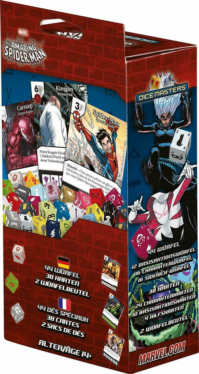 Dice Masters: The Amazing Spider-Man Back 3d