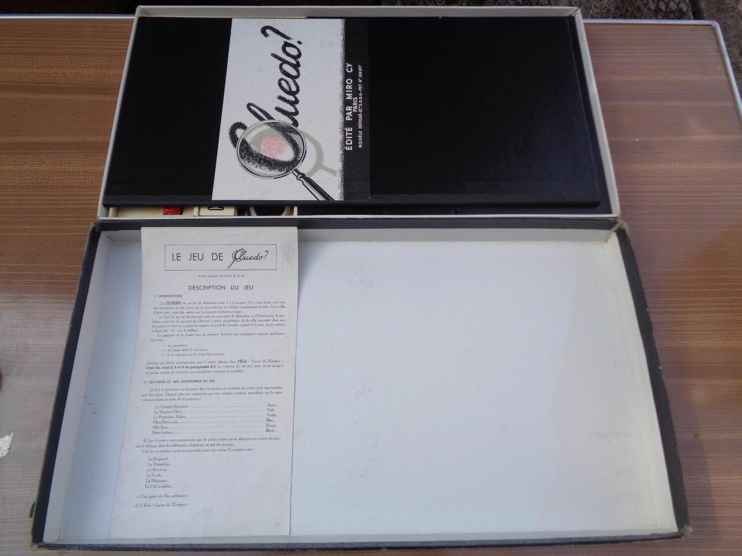 Cluedo ? 1951 Eclate