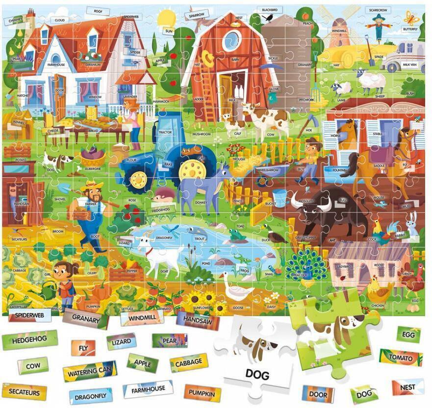 Easy English: 100 Words Farm Eclate