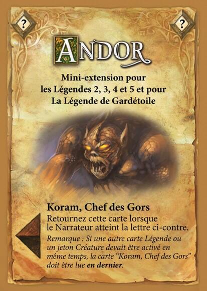 Andor: Koram, Chef des Gors Cover