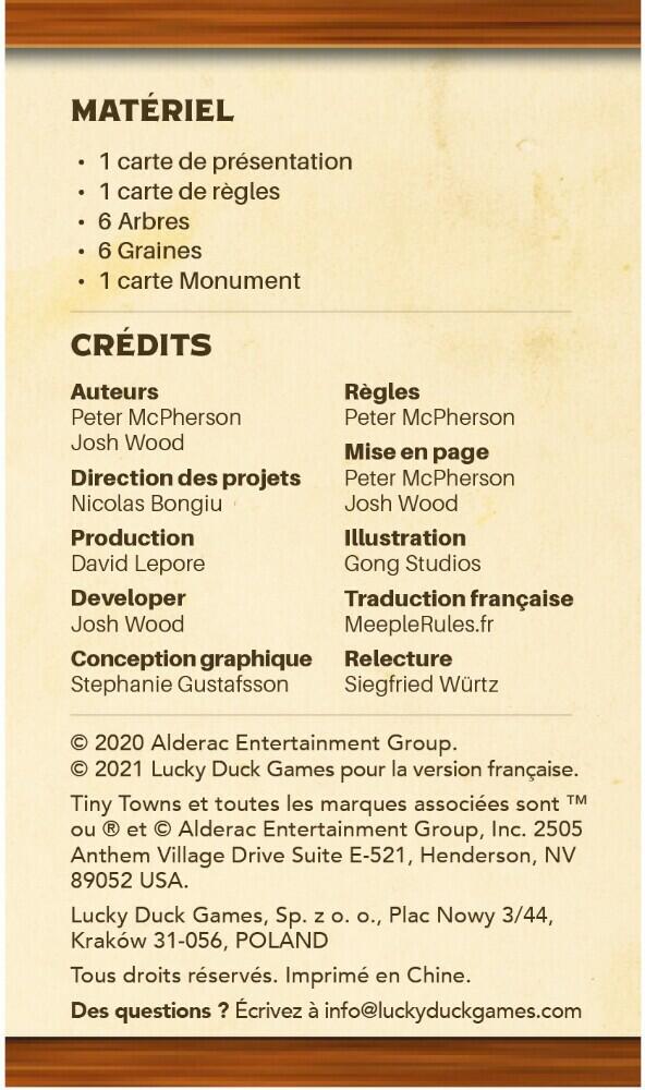 Les Petites Bourgades: Les Petits Arbres Back