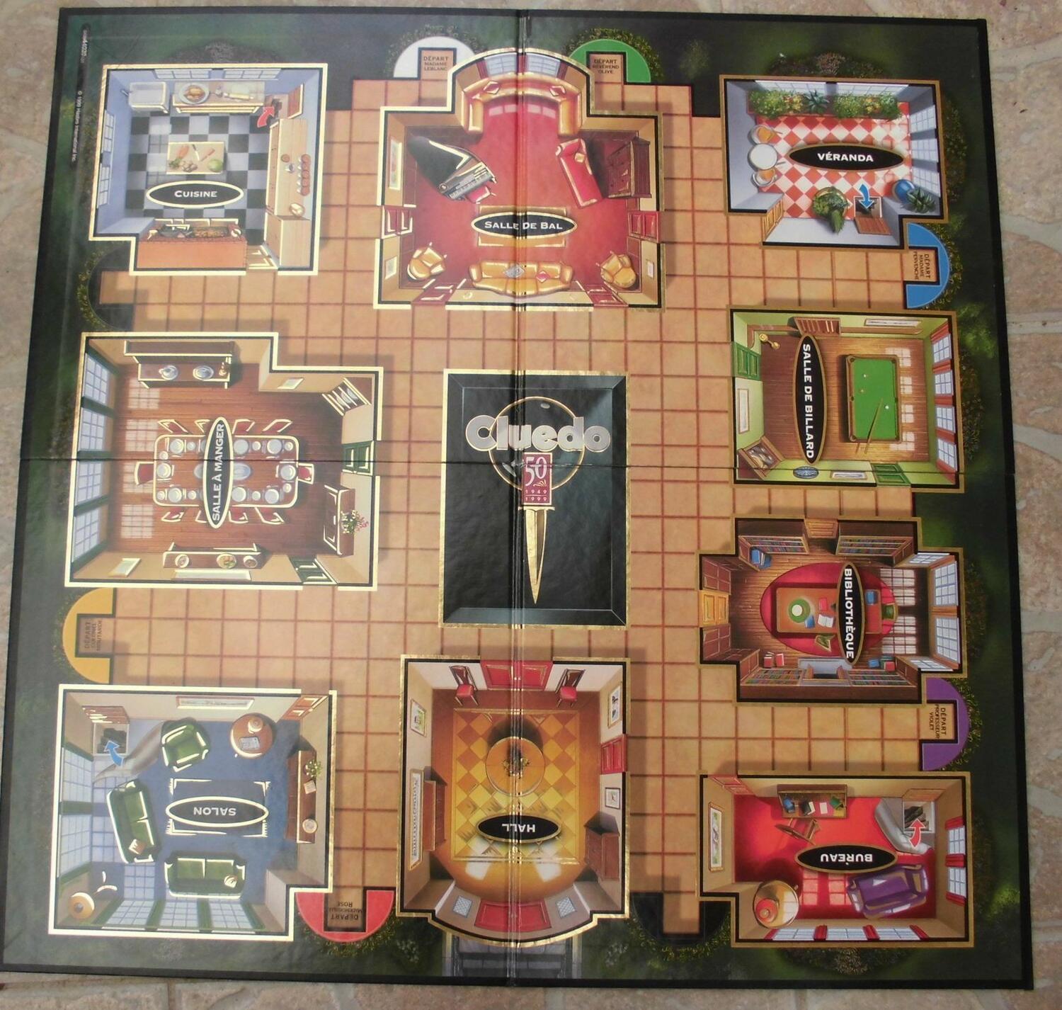 Cluedo: 50 (1949 - 1999) Plateau