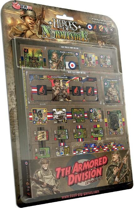 Heroes of Normandie: UK 7th Armored Division Cover 3d