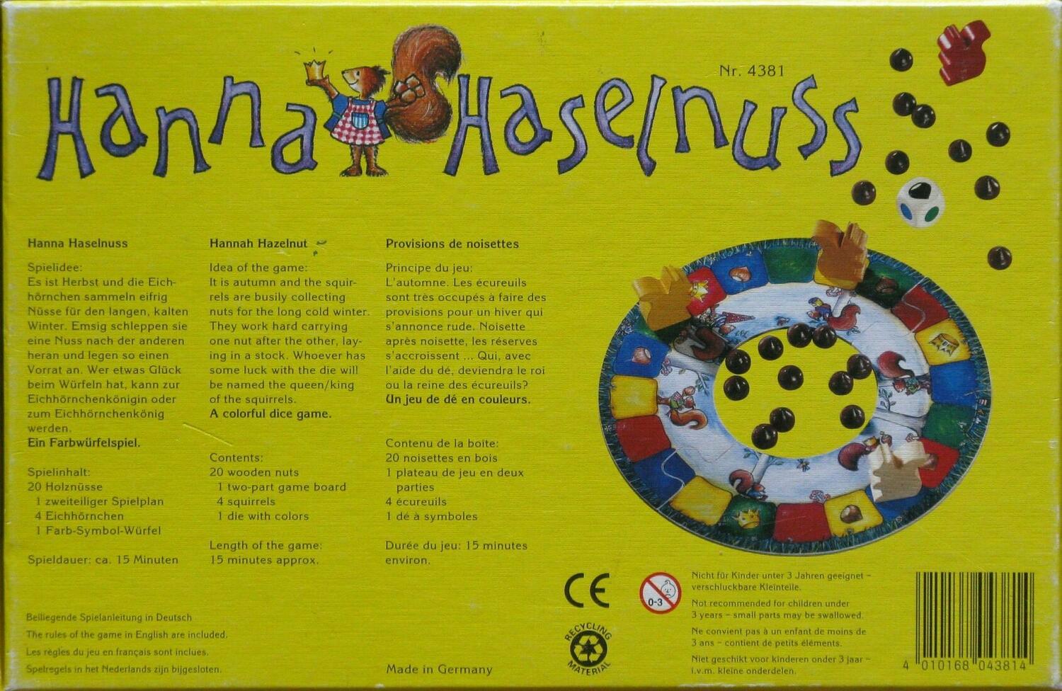 Hanna Haselnuss Back