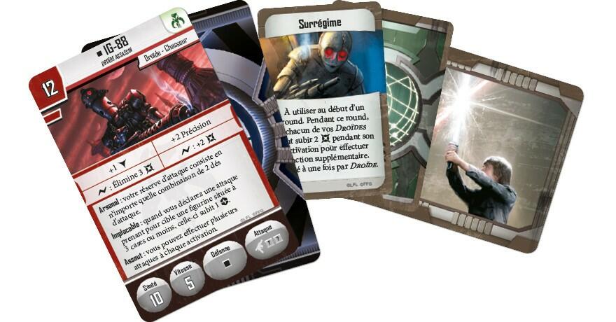 Star Wars: Assaut sur l'Empire - IG-88 Cartes