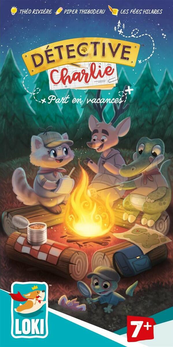 Détective Charlie: Part en Vacances Cover