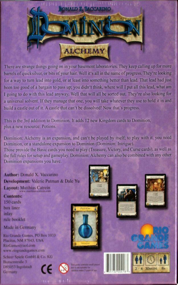 Dominion: Alchemy Back