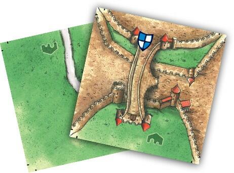 Carcassonne: Maire & Monastères Tuiles