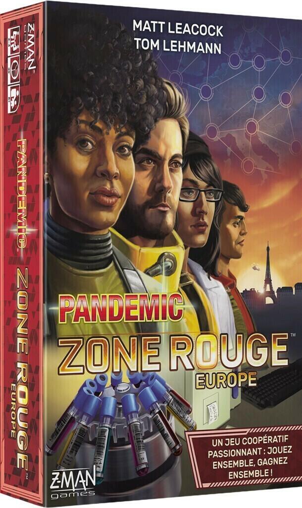 Pandemic Zone Rouge: Europe Cover 3d