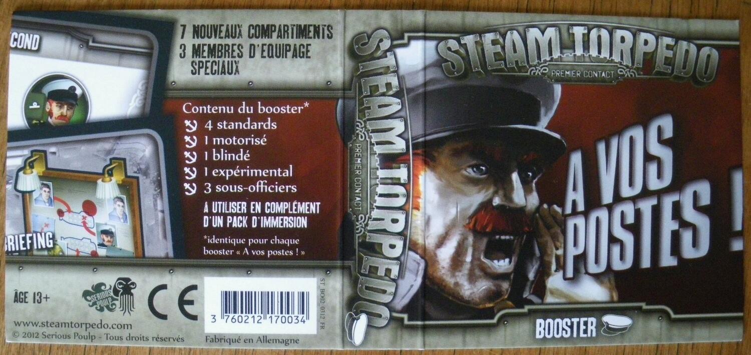 Steam Torpedo: À vos Postes ! Cover Back