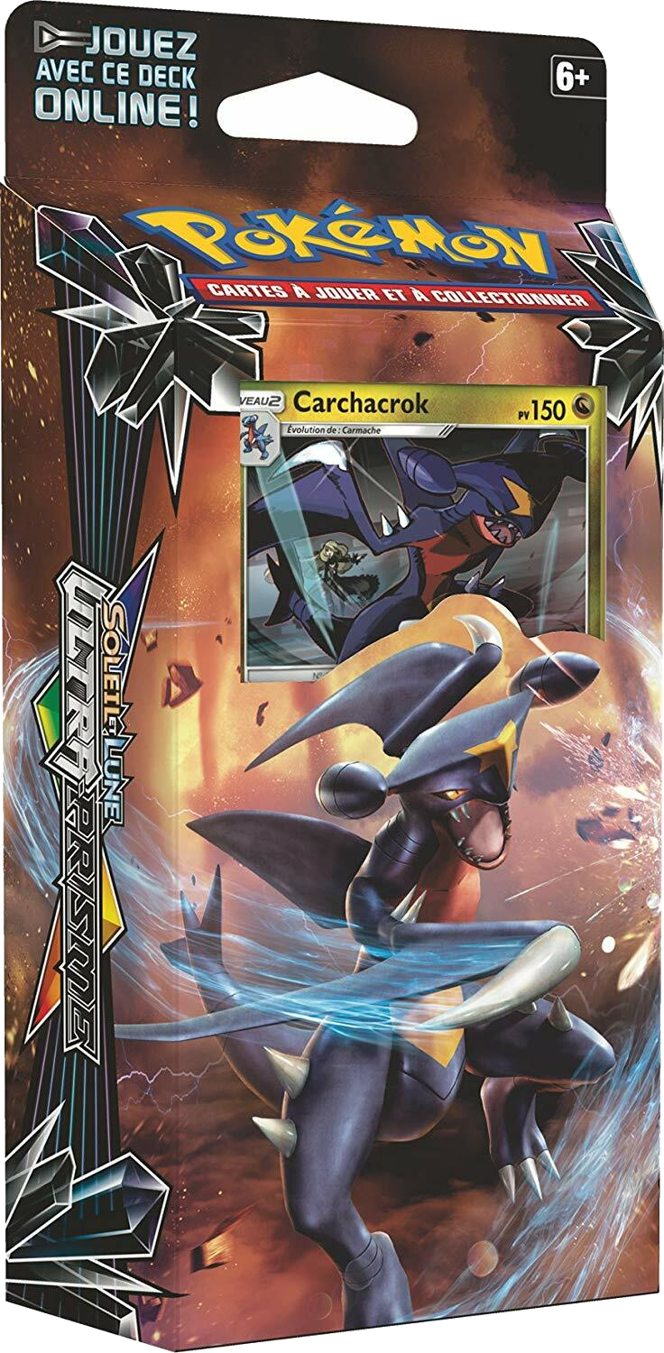 Pokémon Soleil et Lune: Ultra Prisme - Carchacrok Cover Transparent
