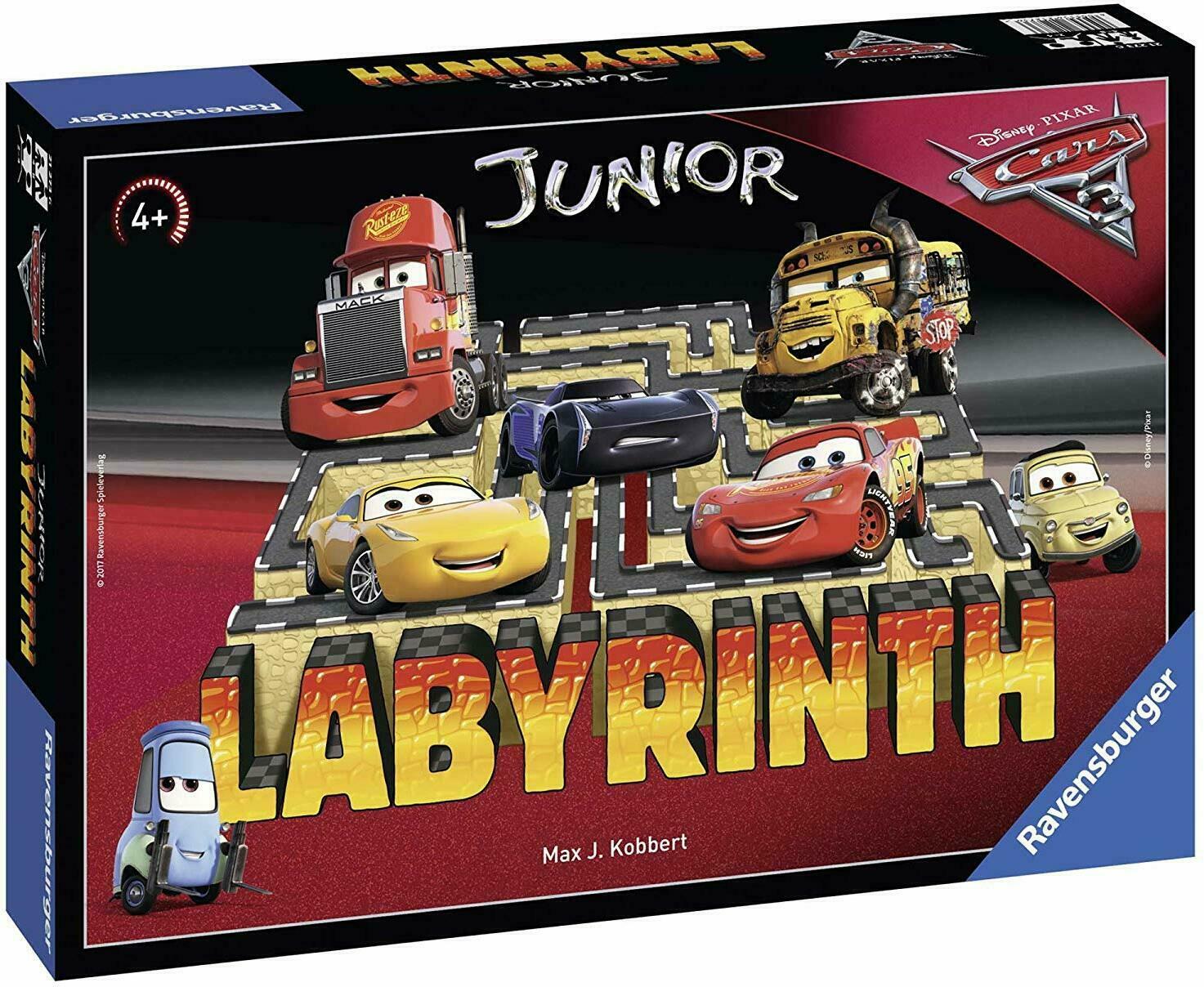 Labyrinth: Junior - Cars 3 Cover 3d