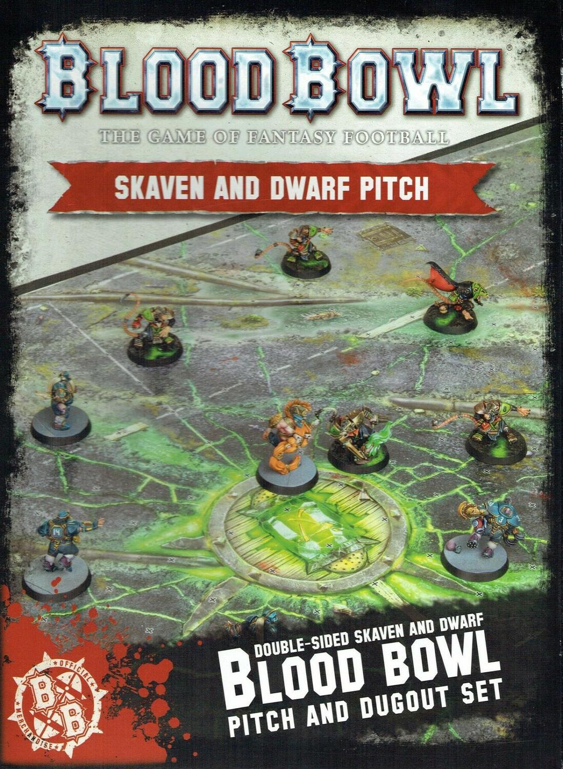 Blood Bowl: The Game of Fantasy Football - Skaven and Dwarf Pitch Cover