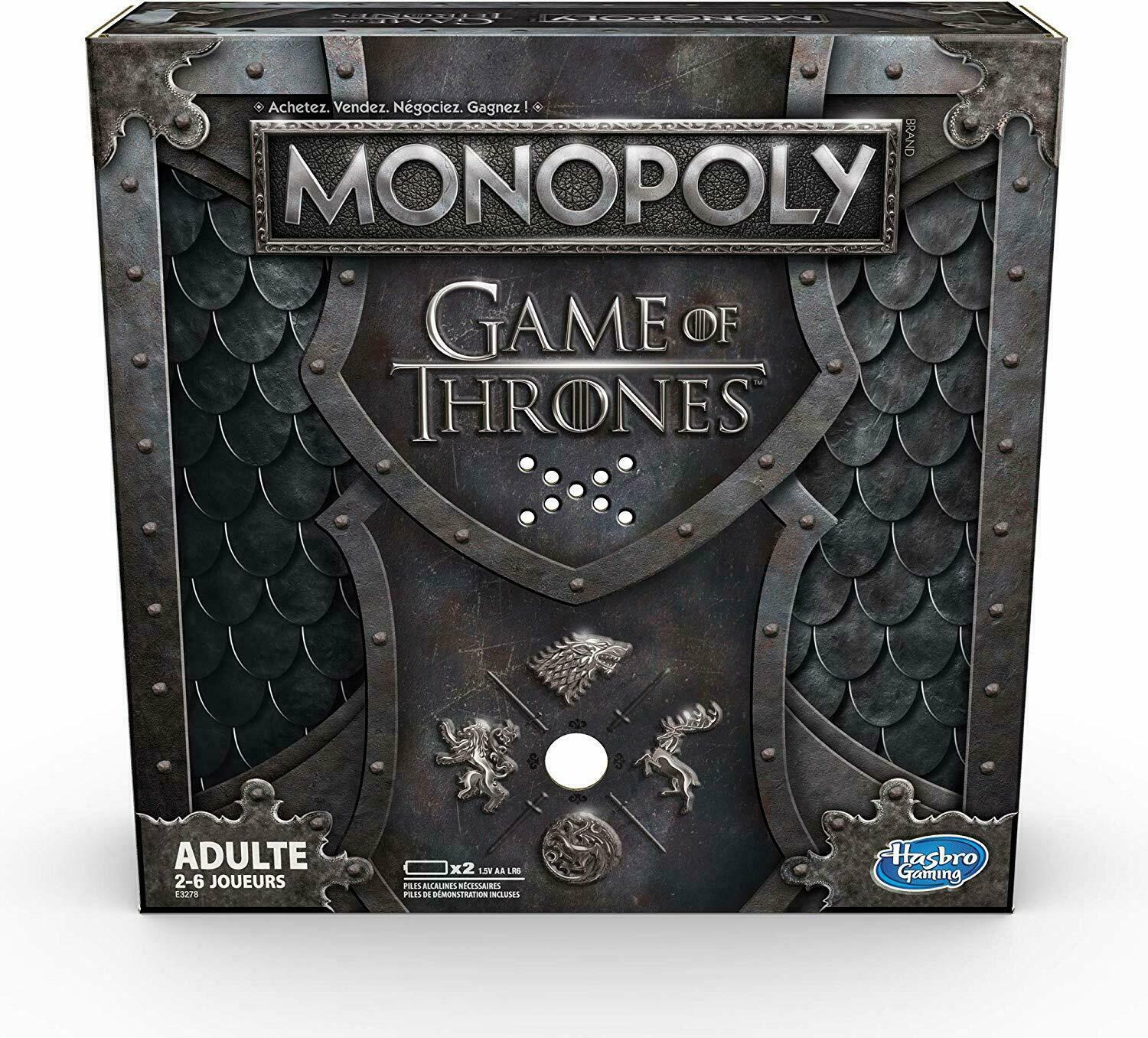 Monopoly: Game of Thrones 2019 Cover 3d