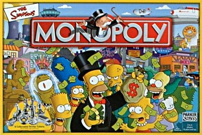 Monopoly: The Simpsons Cover