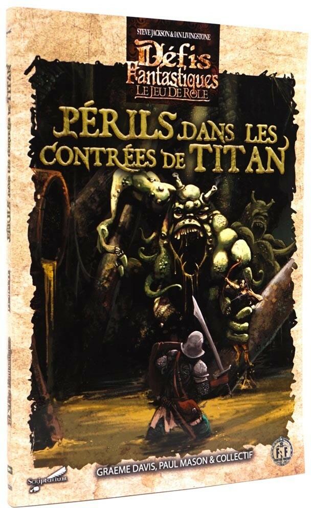 Défis Fantastiques: Le Jeu de Rôle - Périls dans les Contrées de Titan Cover 3d