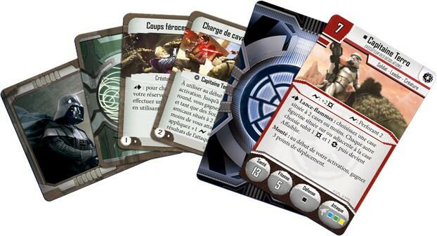 Star Wars: Assaut sur l'Empire - Capitaine Terro Cartes